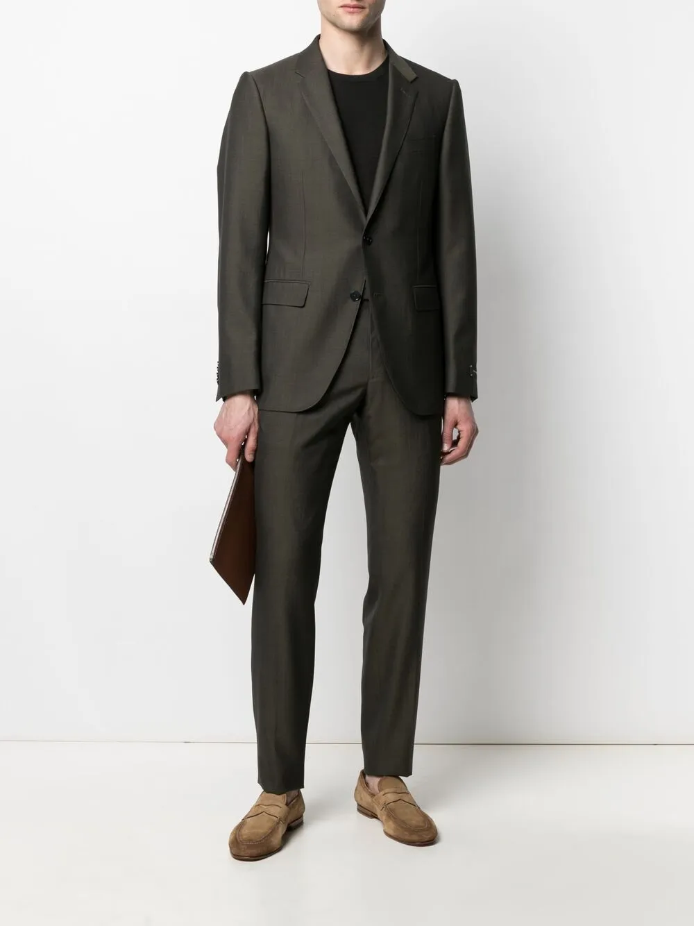 фото Ermenegildo zegna костюм-двойка с однобортным пиджаком