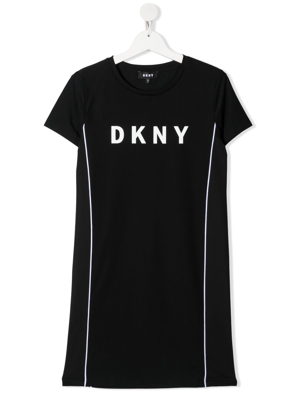 фото Dkny kids платье-футболка с логотипом