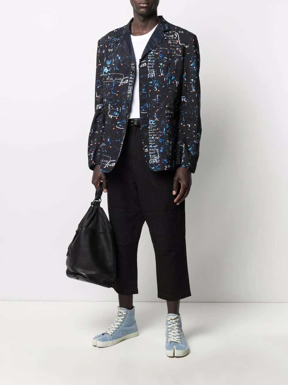 Image 2 of Junya Watanabe MAN 图案印花西装夹克