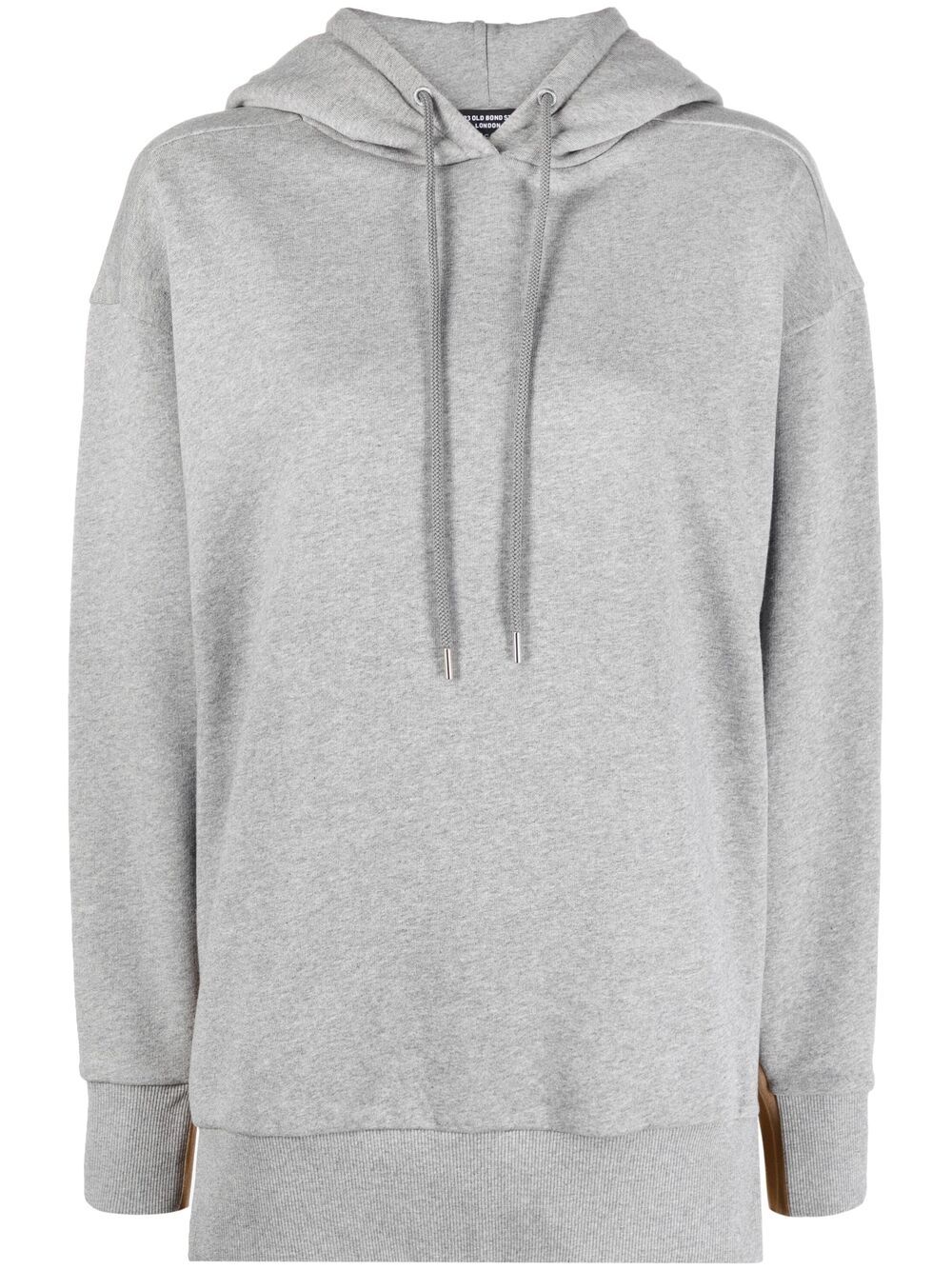 STELLA MCCARTNEY 23 OBS LOGO-STRIPE DRAWSTRING HOODIE