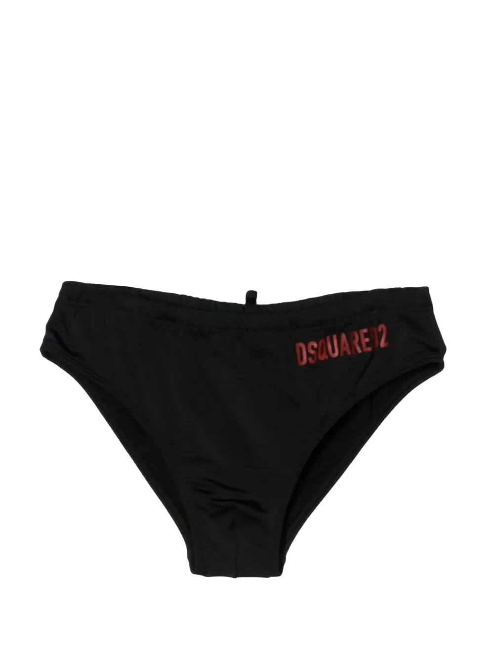  Dsquared2 Kids Bañador Slip Con Estampado Icon - Negro 