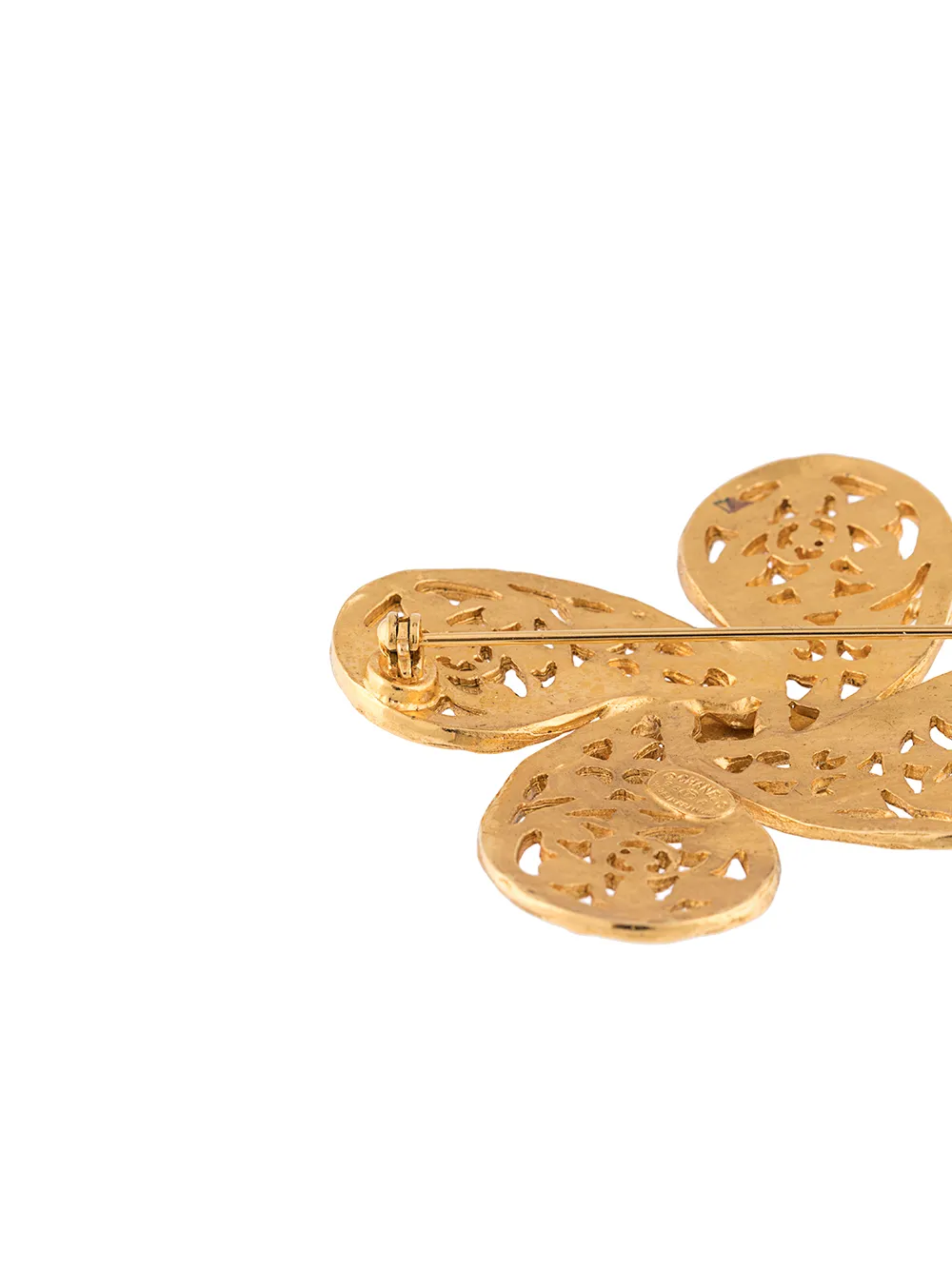 1995 Flower Motif Cc Brooch