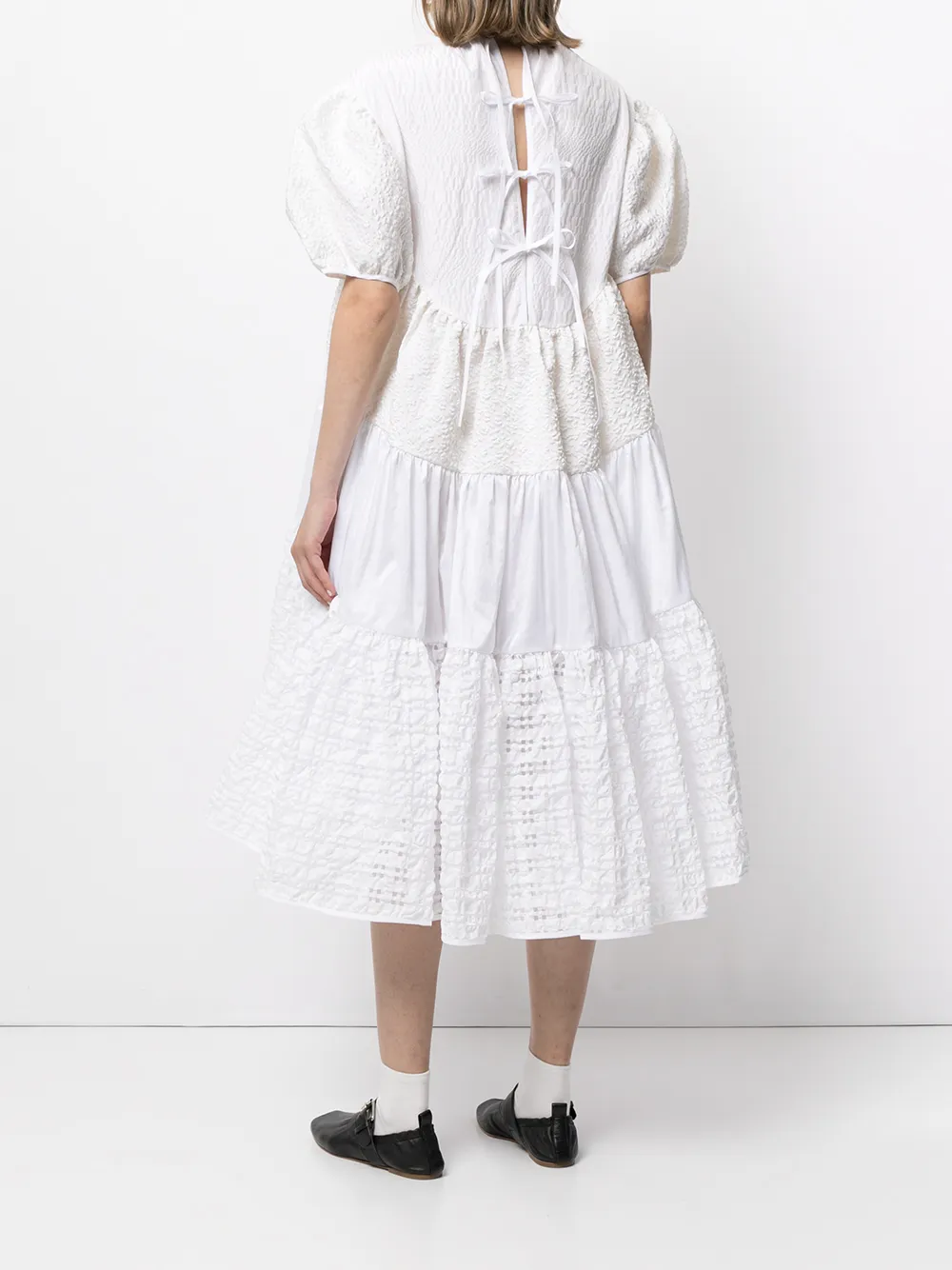 Cecilie Bahnsen Esme Tiered Smock Dress - Farfetch