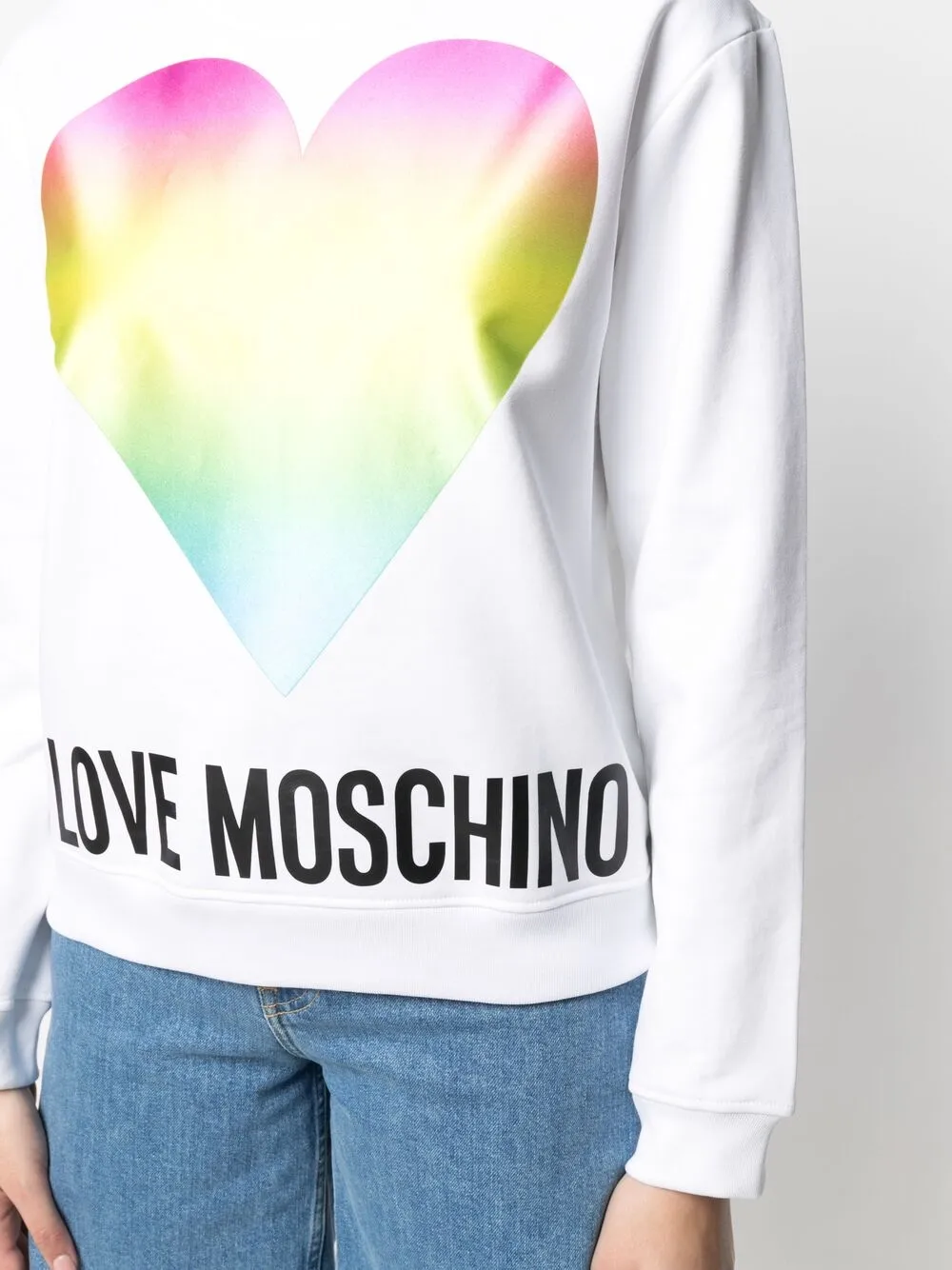 фото Love moschino толстовка с логотипом