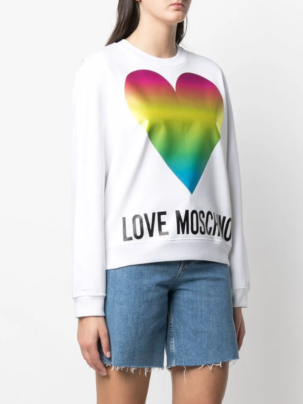 фото Love moschino толстовка с логотипом