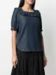 See by Chloé ruffled denim top