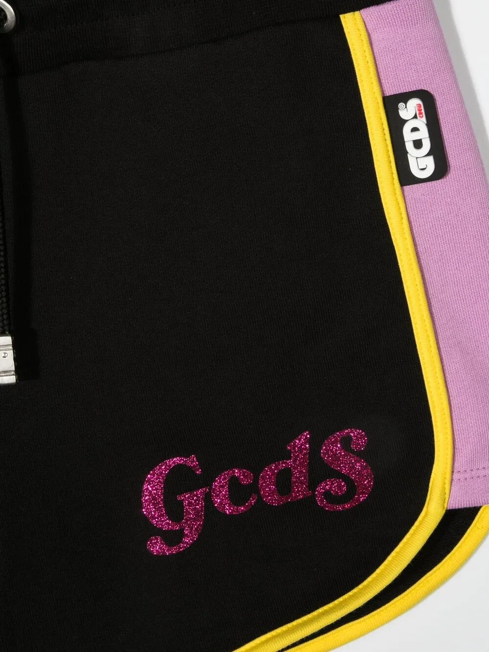 фото Gcds kids шорты в стиле колор-блок с логотипом