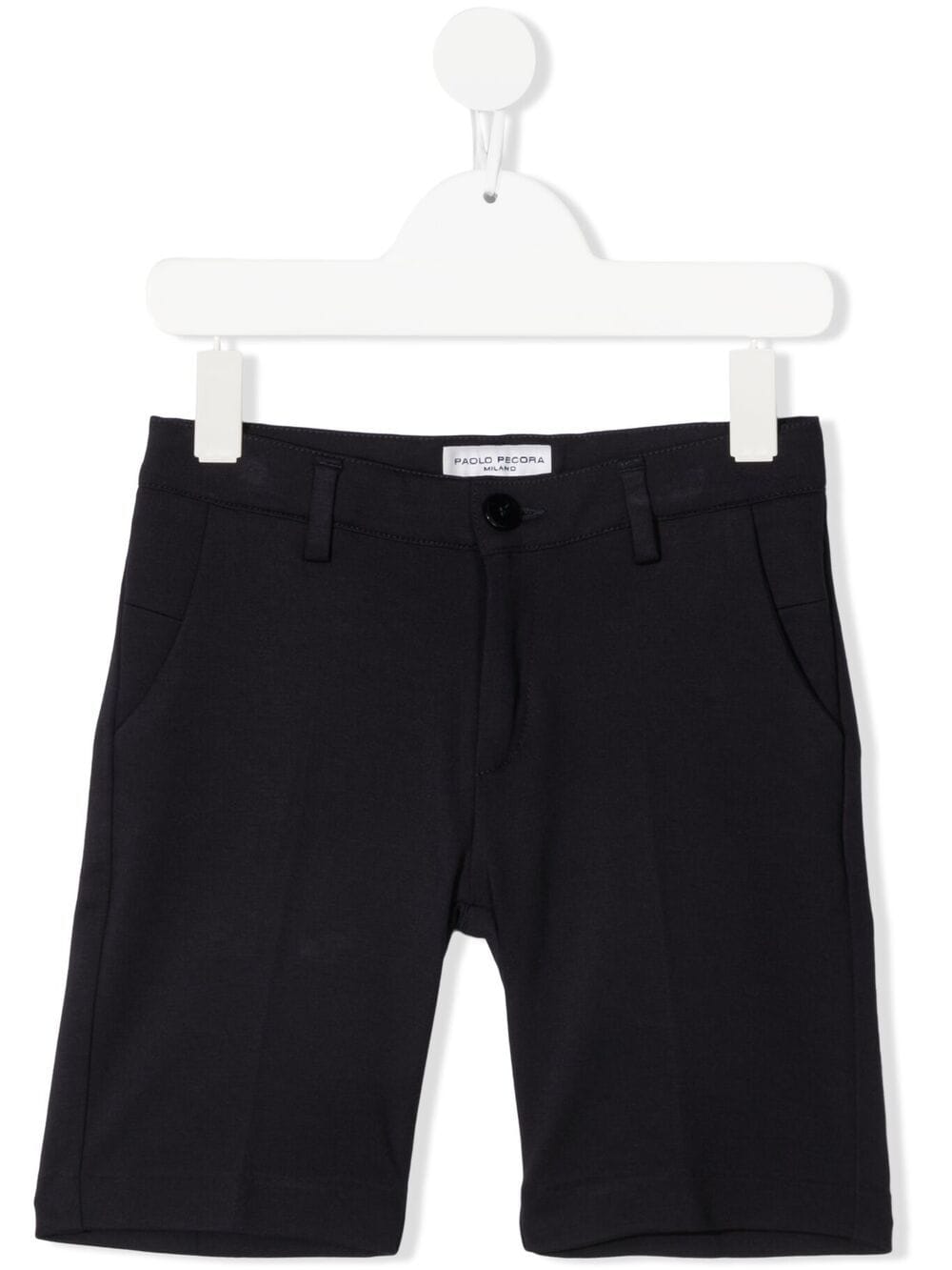 Paolo Pecora Kids' Slim-fit Chino Shorts In Blue