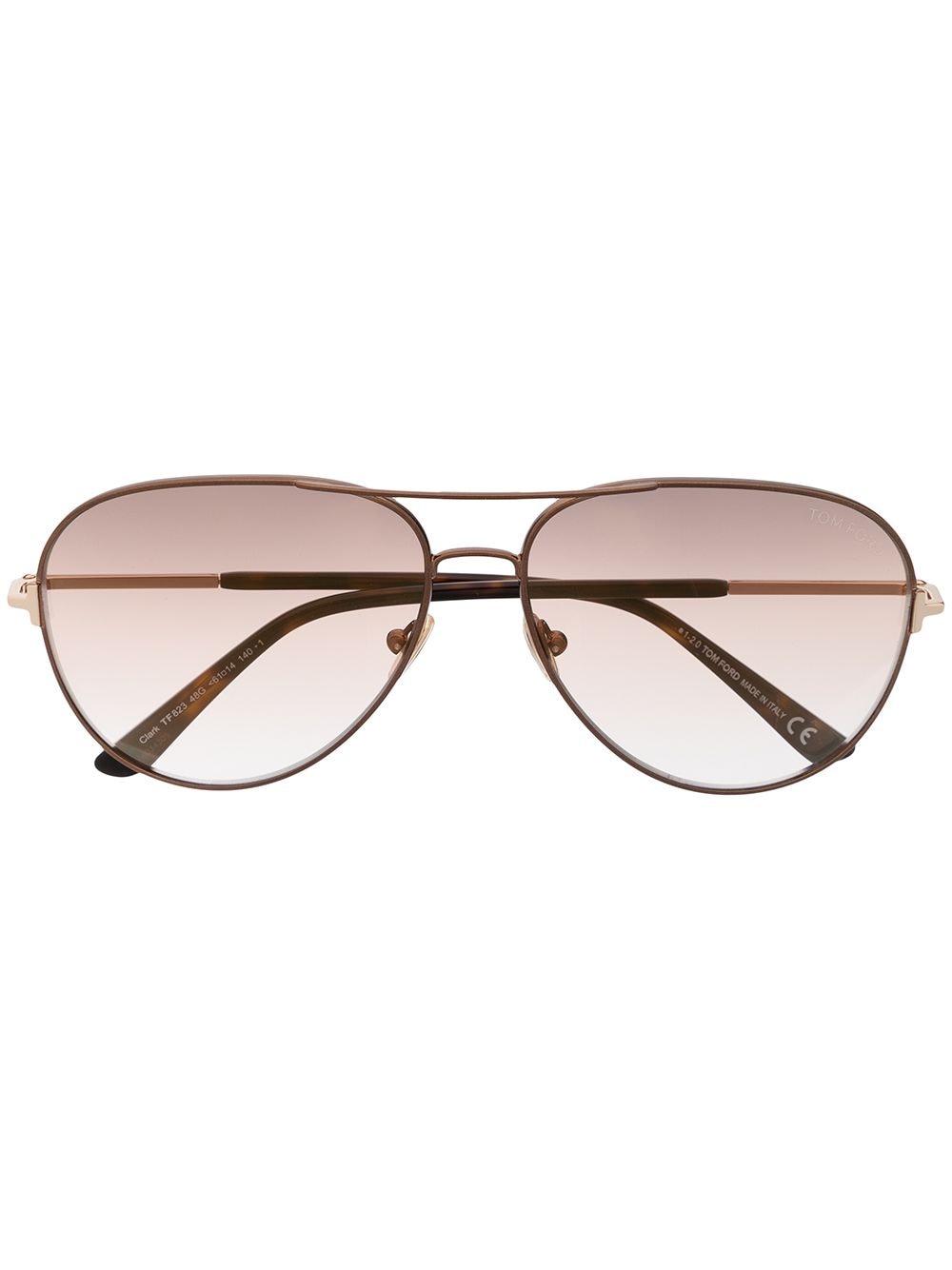 

TOM FORD Eyewear lentes de sol Clark con armazón estilo piloto - Marrón