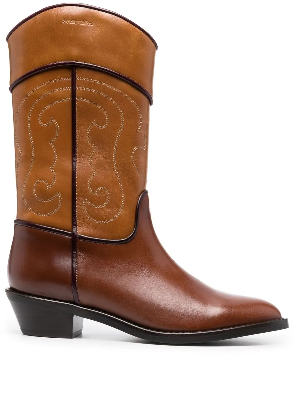 Imagen 1 de See by Chloé botas estilo western slip-on
