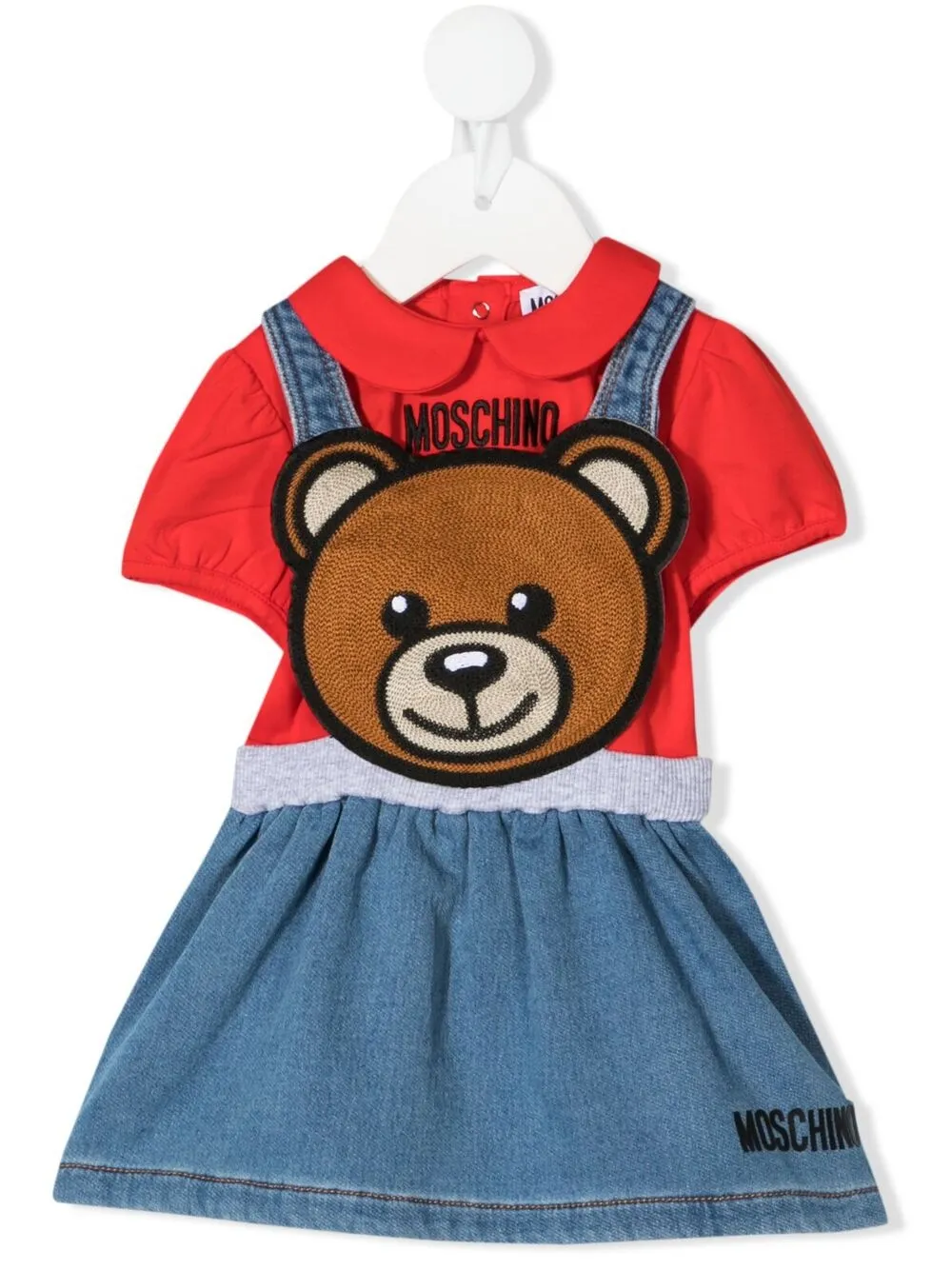 фото Moschino kids платье teddy bear