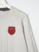 Brunello Cucinelli Kids logo-patch round neck jumper
