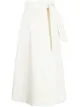 Image 1 of Tibi A-line leather skirt
