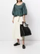 Image 2 of Tibi A-line leather skirt