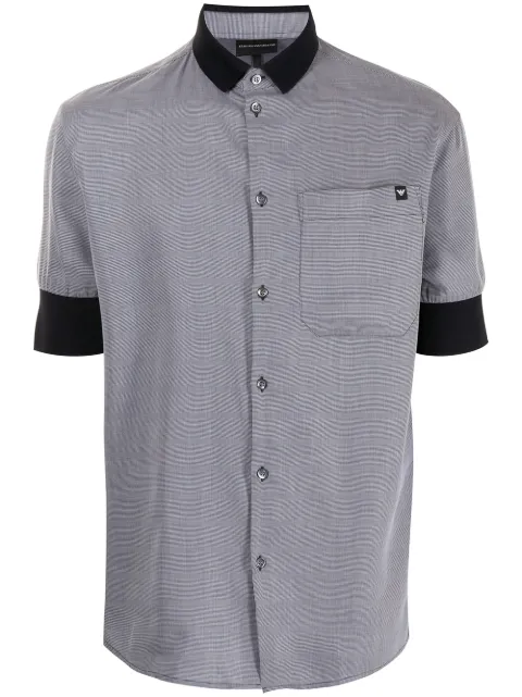 emporio armani ea7 tape cuff polo shirt