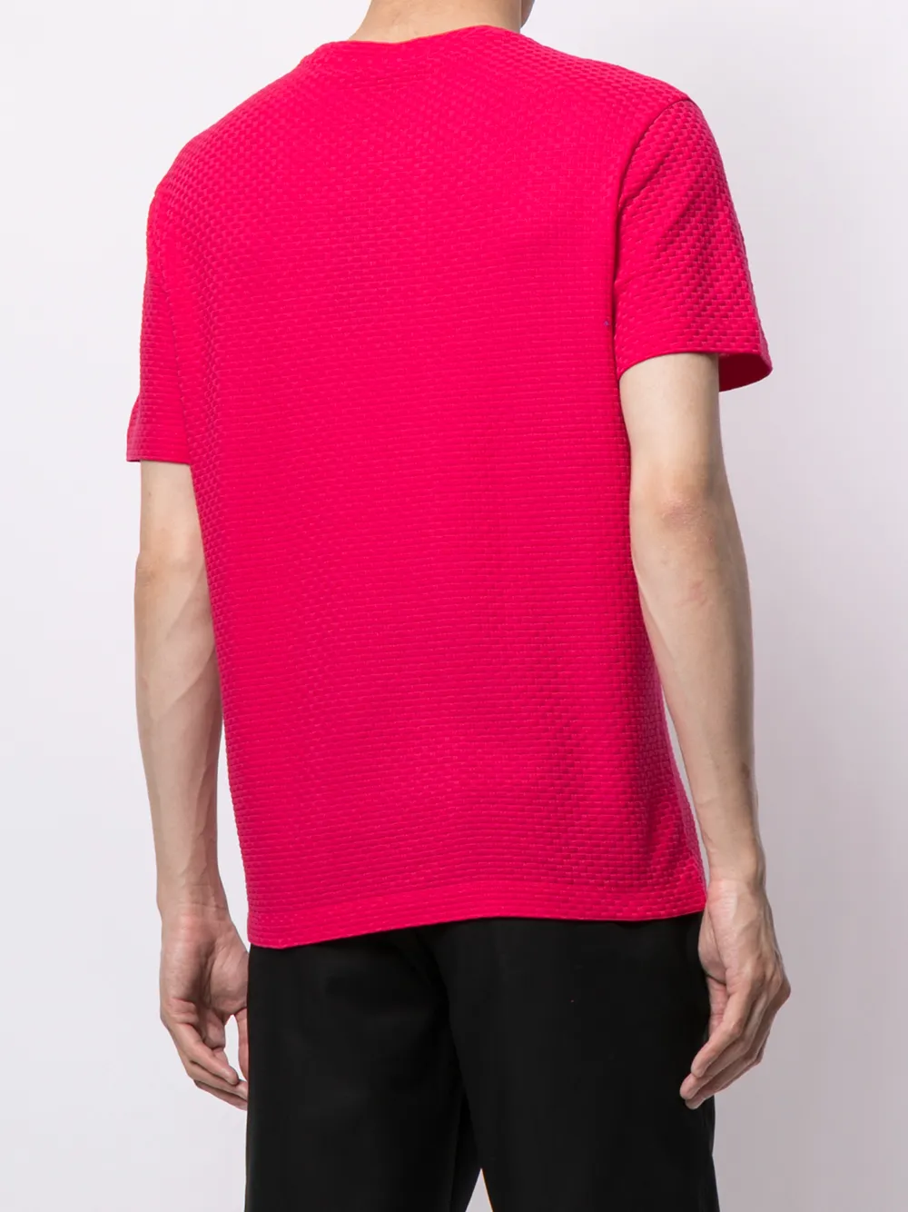 фото Emporio armani фактурная футболка с круглым вырезом