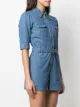 Michael Michael Kors belted denim playsuit