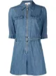 Image 1 of Michael Michael Kors belted denim playsuit