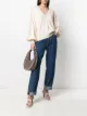 Image 2 of Nude embroidered-edge V-neck jumper