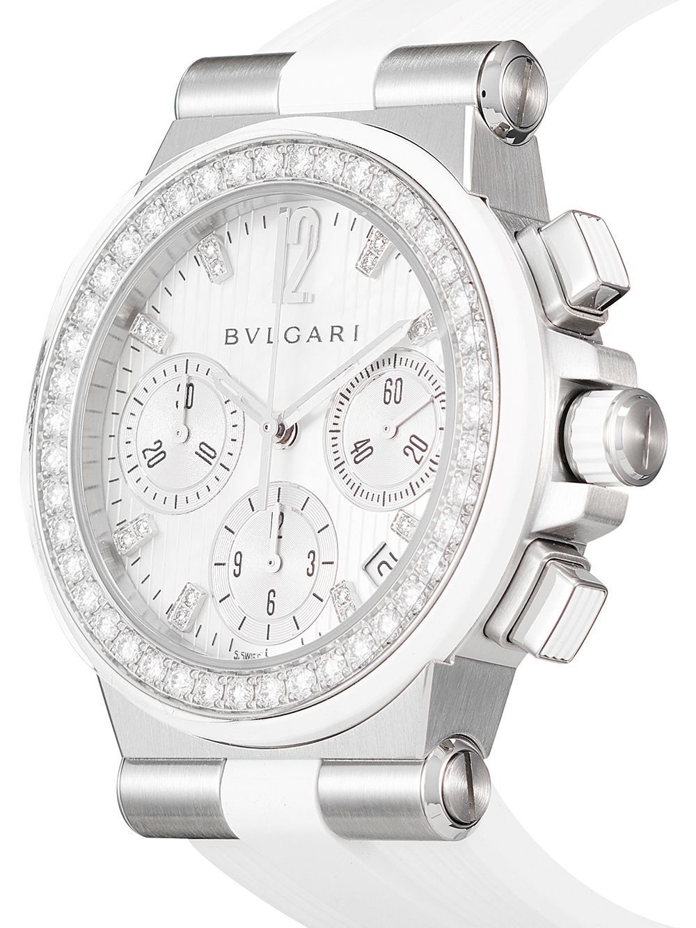 фото Bvlgari pre-owned наручные часы diagono pre-owned 35 мм 2020-го года