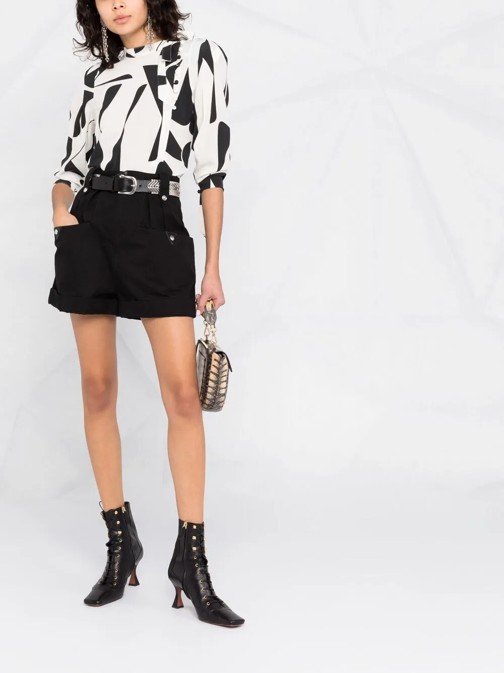 ISABEL MARANT Artus abstract-print blouse | Blouses | Image 2