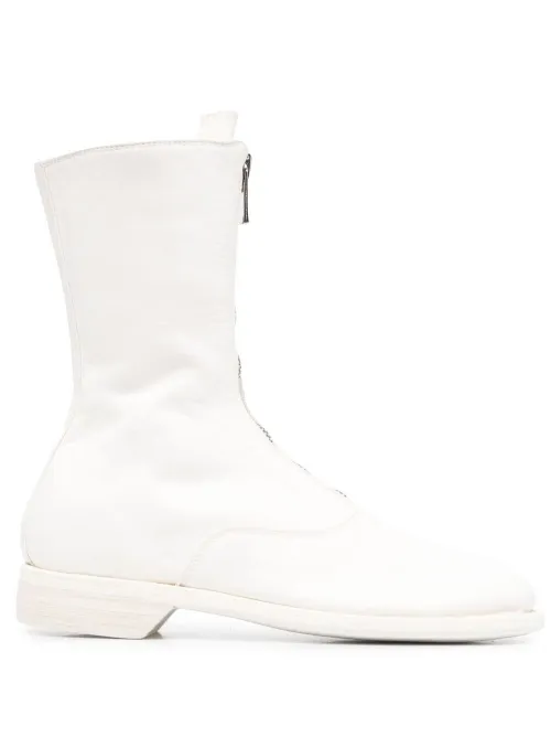 Bottines à fermeture zippée - Guidi - Modalova