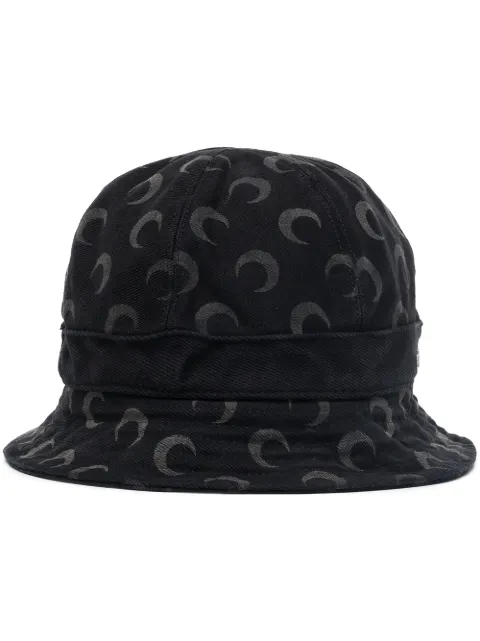 Marine Serre crescent-moon print bucket hat