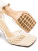 Image 2 of Bottega Veneta Stretch 90mm mesh-panel sandals