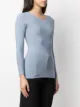 Giorgio Armani ribbed-knit long-sleeved sweater