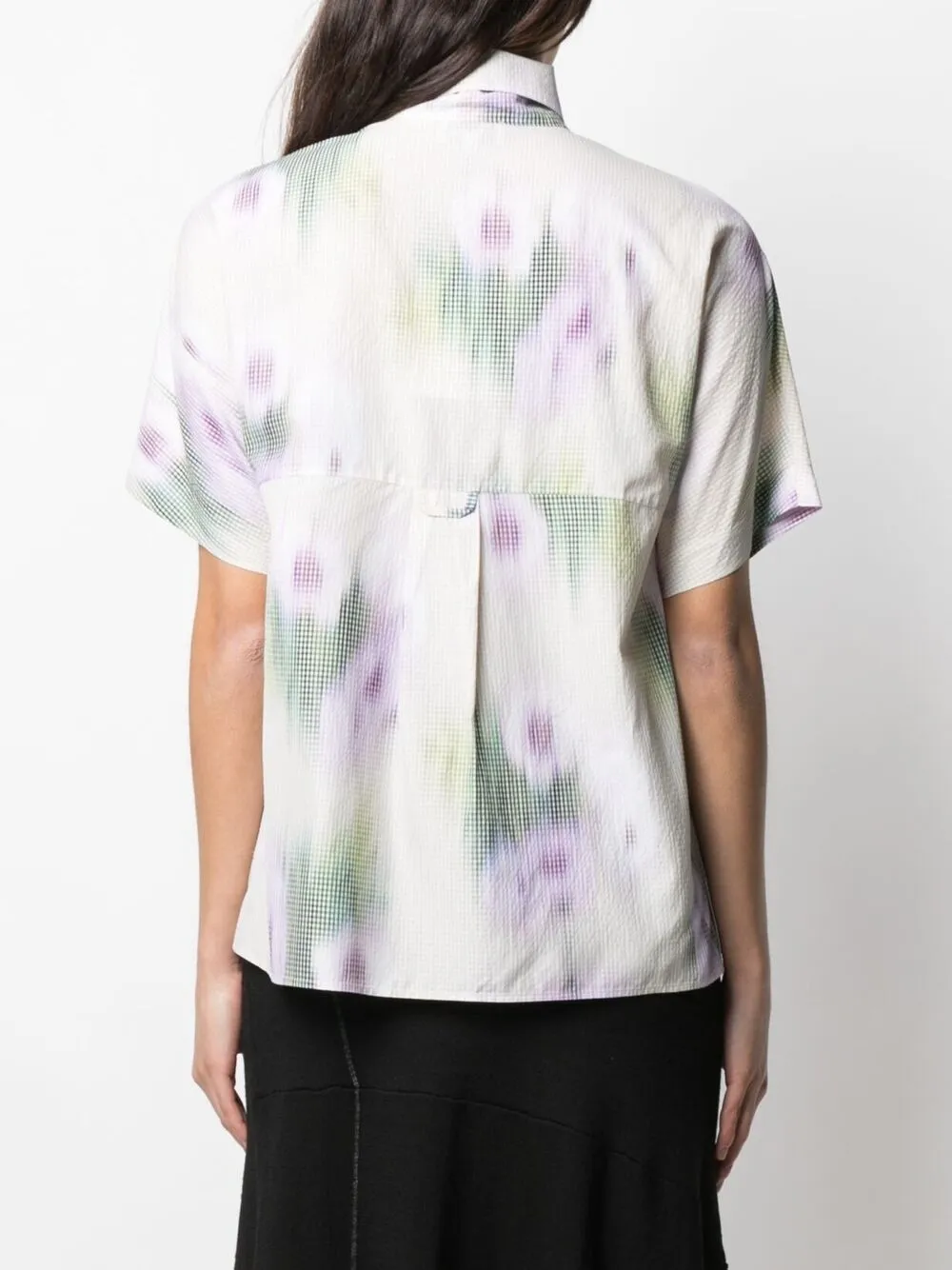 фото Kenzo рубашка с короткими рукавами и абстрактным принтом