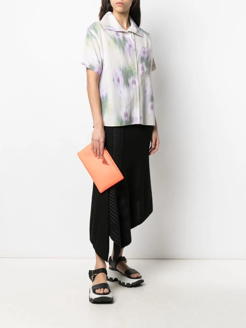 фото Kenzo рубашка с короткими рукавами и абстрактным принтом