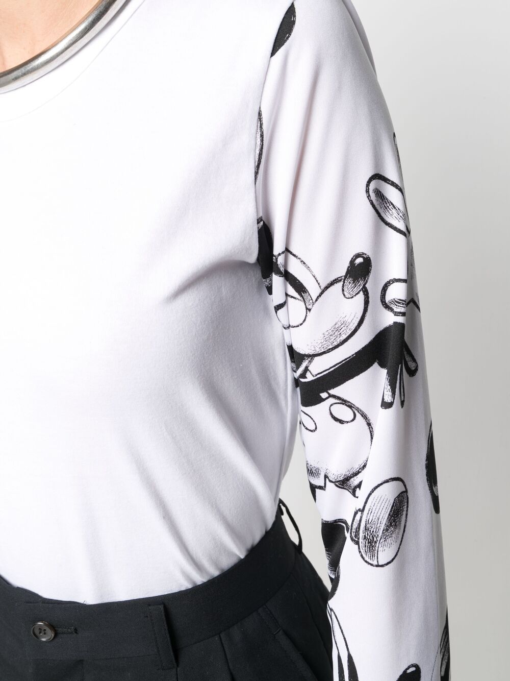 фото Comme des garçons топ с принтом mickey mouse