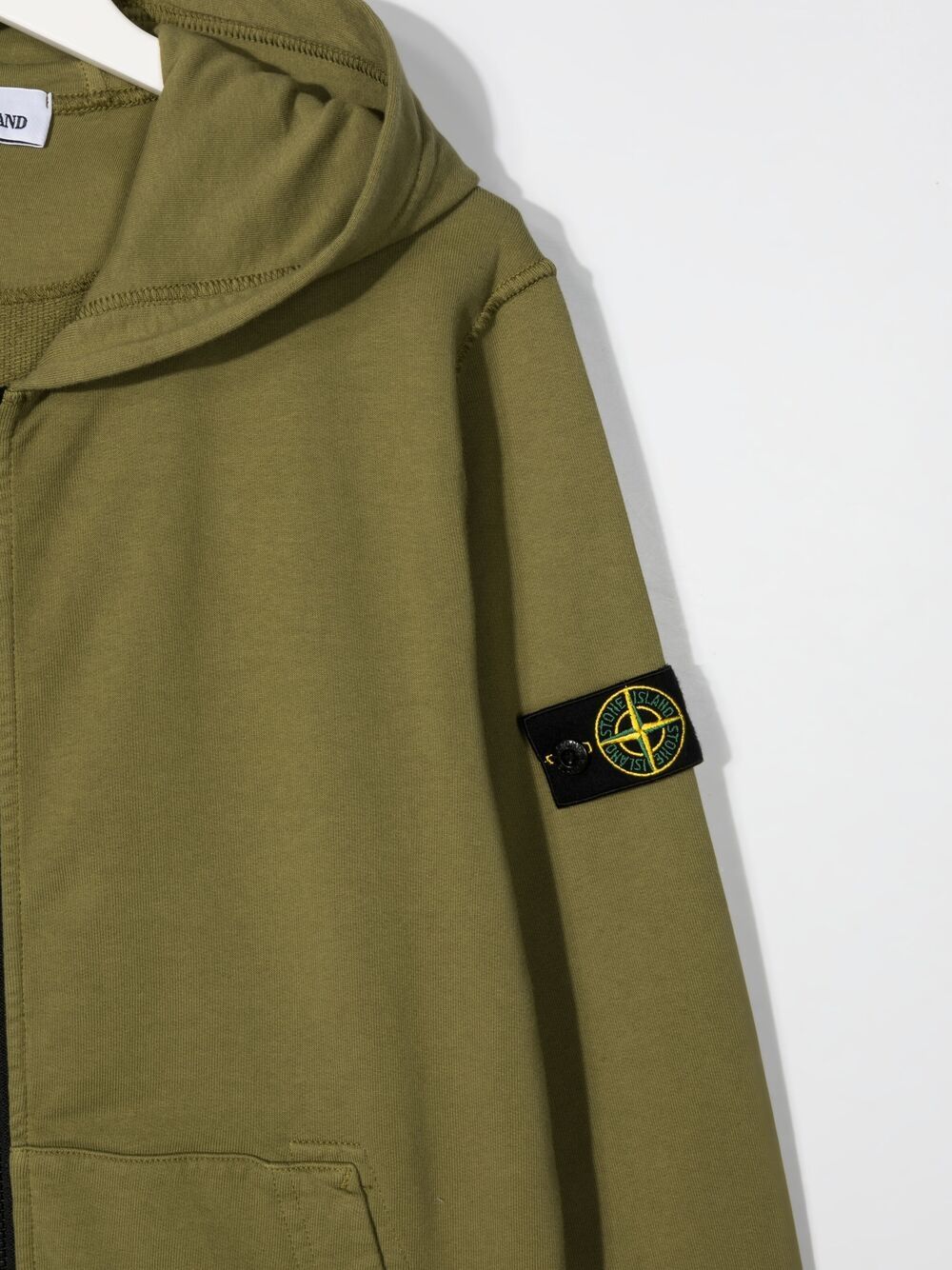 фото Stone island junior куртка с нашивкой-логотипом