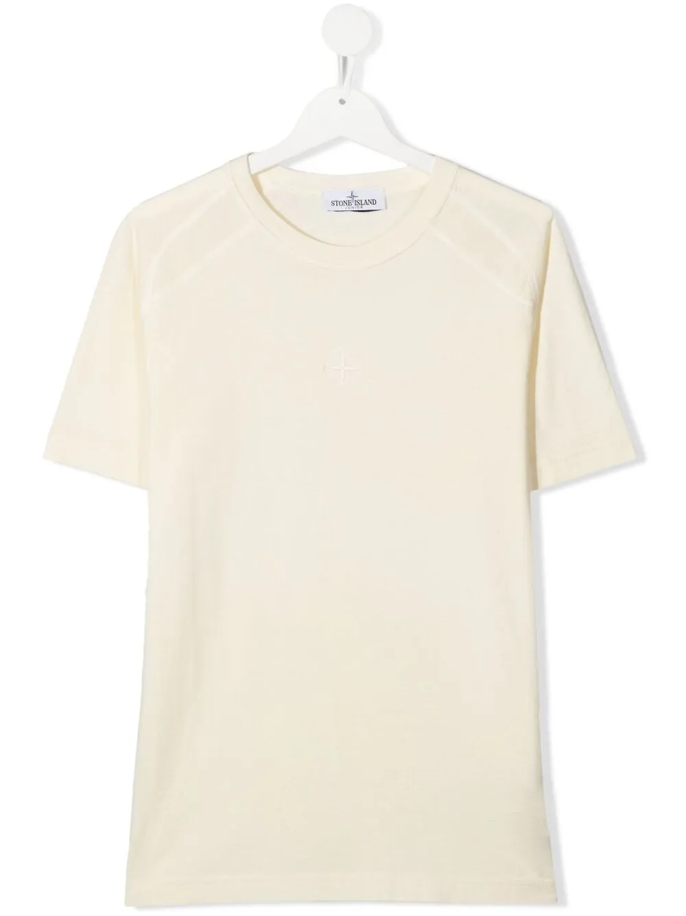 фото Stone island junior футболка с вышитым логотипом