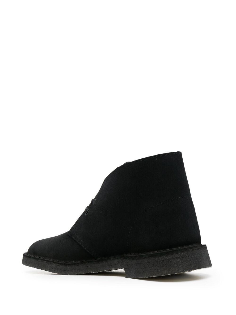 Shop Clarks Originals Suede Lace-up Desert Boots In Black