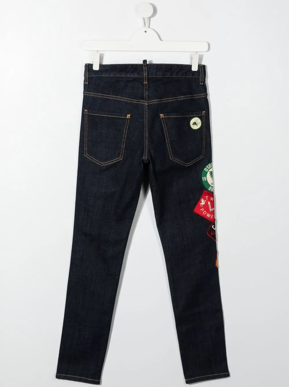 фото Dsquared2 kids джинсы с нашивкой