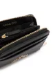 Michael Kors logo-plaque grained leather wallet
