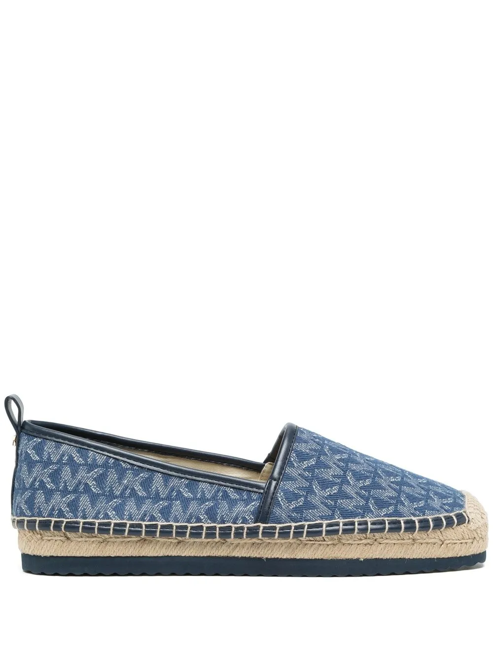 

Michael Kors Lenny monogram-print espadrilles - Blue