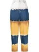 Image 1 of Alberta Ferretti colour block wide leg jeans