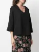 Antonio Marras cropped V-neck blouse