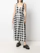 Image 2 of alessandro enriquez check-print sleeveless dress