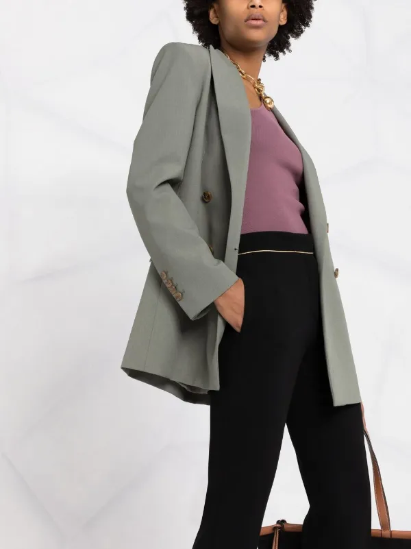 パンツ Max Mara Stella Pants Max Mara Stella クロップドパンツ | ブラック | FARFETCH JP