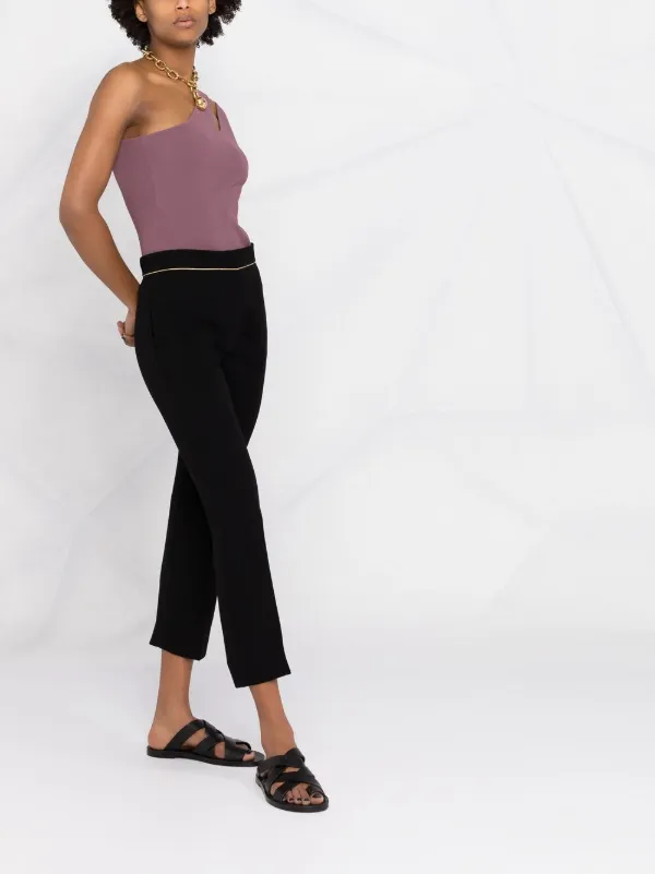 パンツ Max Mara Stella Pants Max Mara Stella クロップドパンツ | ブラック | FARFETCH JP