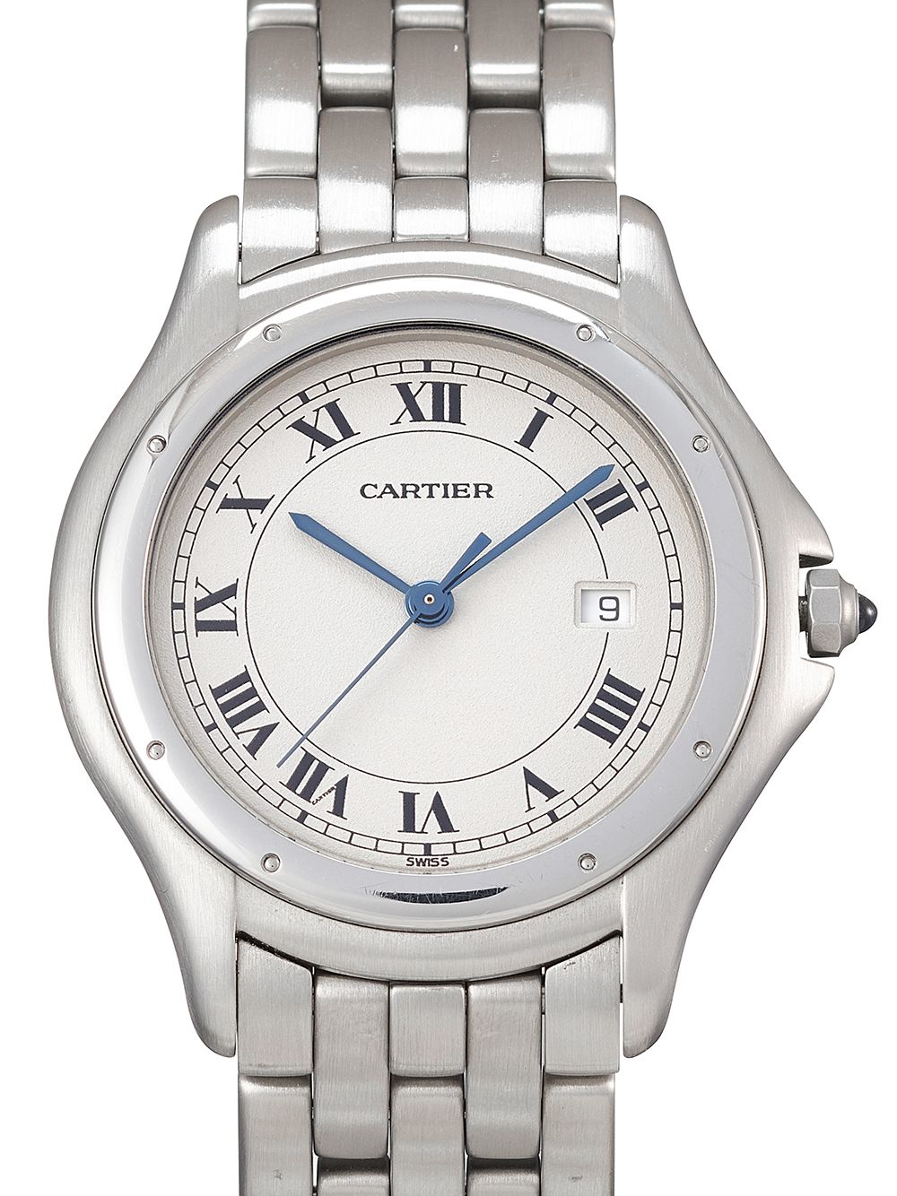 фото Cartier наручные часы panthère cougar 33 мм 1999-го года