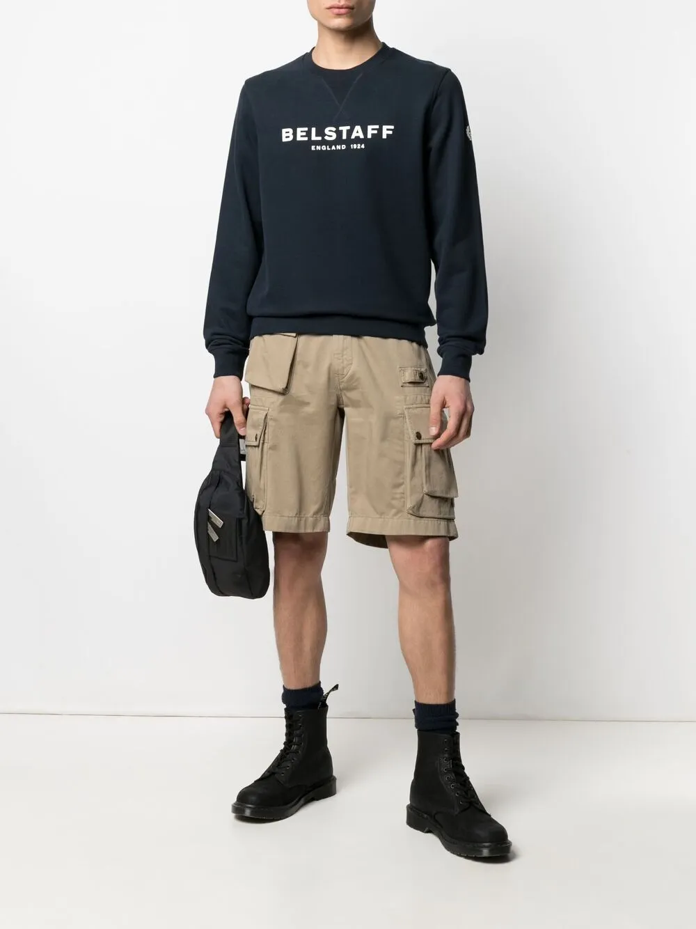фото Belstaff толстовка с логотипом