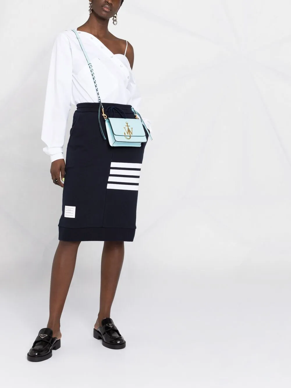 Thom Browne Getailleerde rok - Blauw