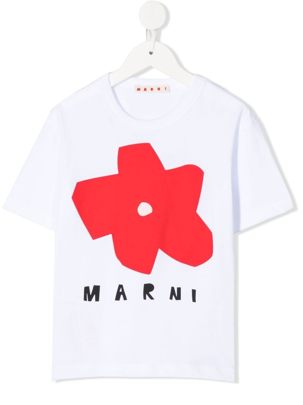 фото Marni kids футболка с логотипом