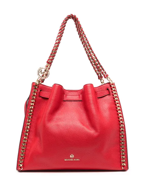 Shop Michael Kors large chain shoulder 