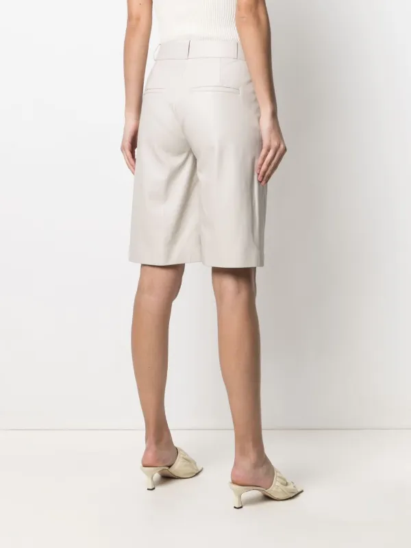 Loulou Studio Kiltan leather shorts 