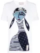 Image 1 of Antonio Marras abstract appliqué cotton T-shirt